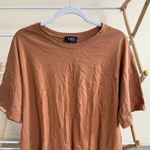 Vici Terracotta Casual Tee